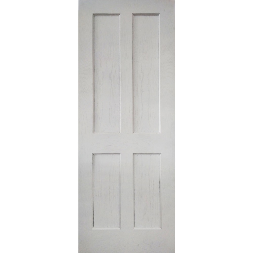 Internal Primed White Oak Essex 4 Panel Door